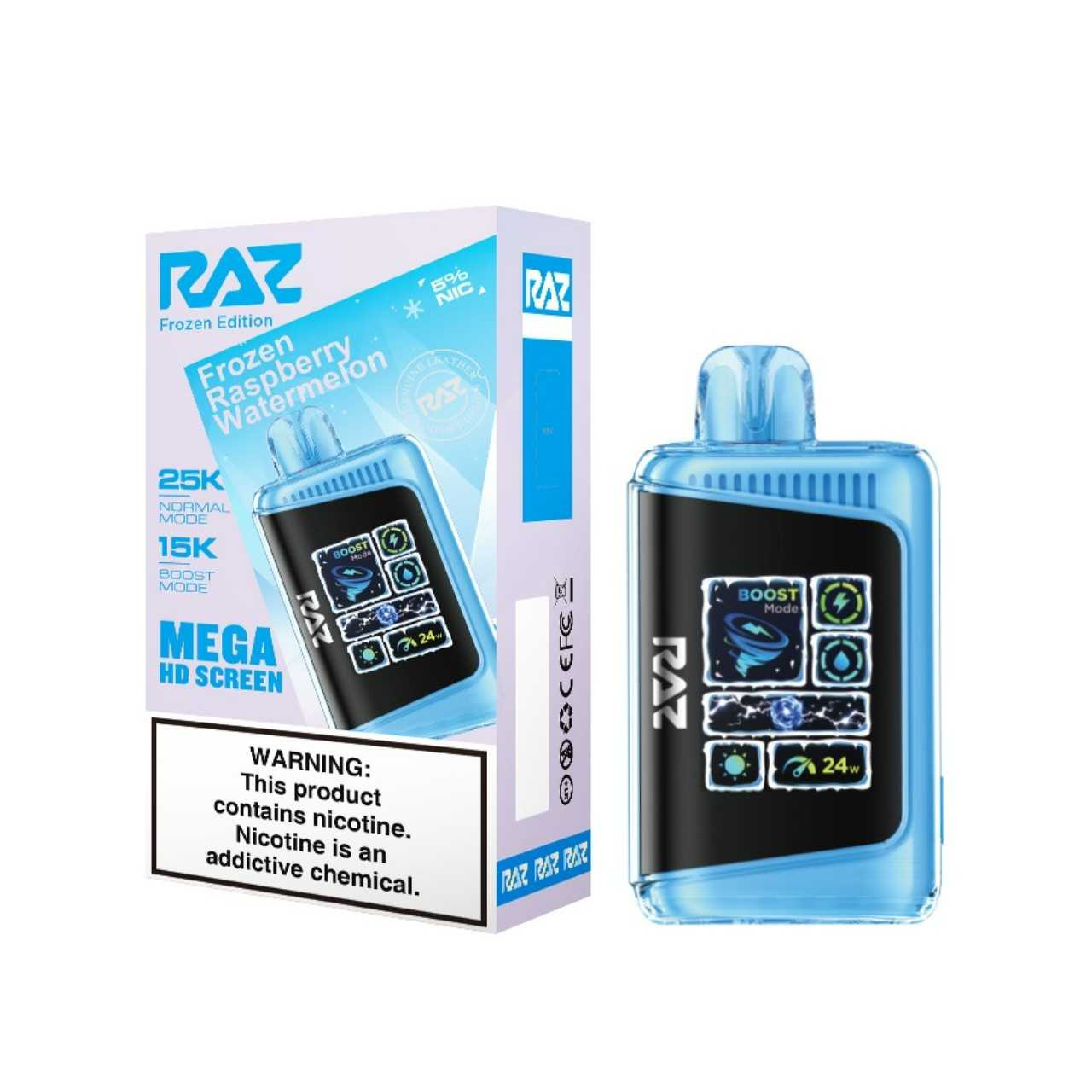 RAZ Vape Raspberry Flavors